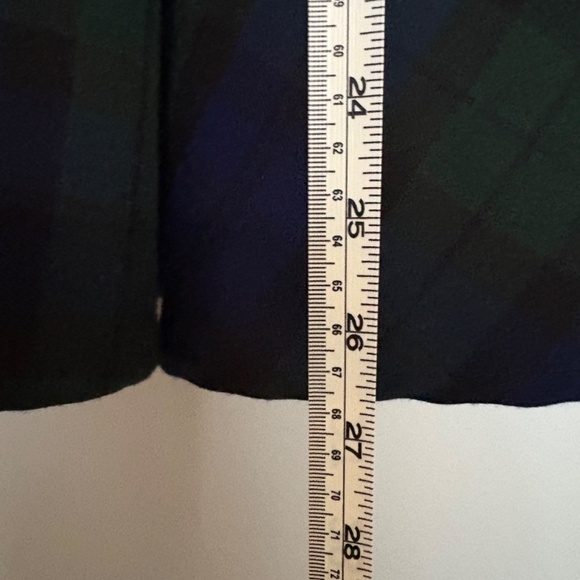 Hell Bunny Vixen, retro green and blue tartan flare dress - Picture 7 of 9